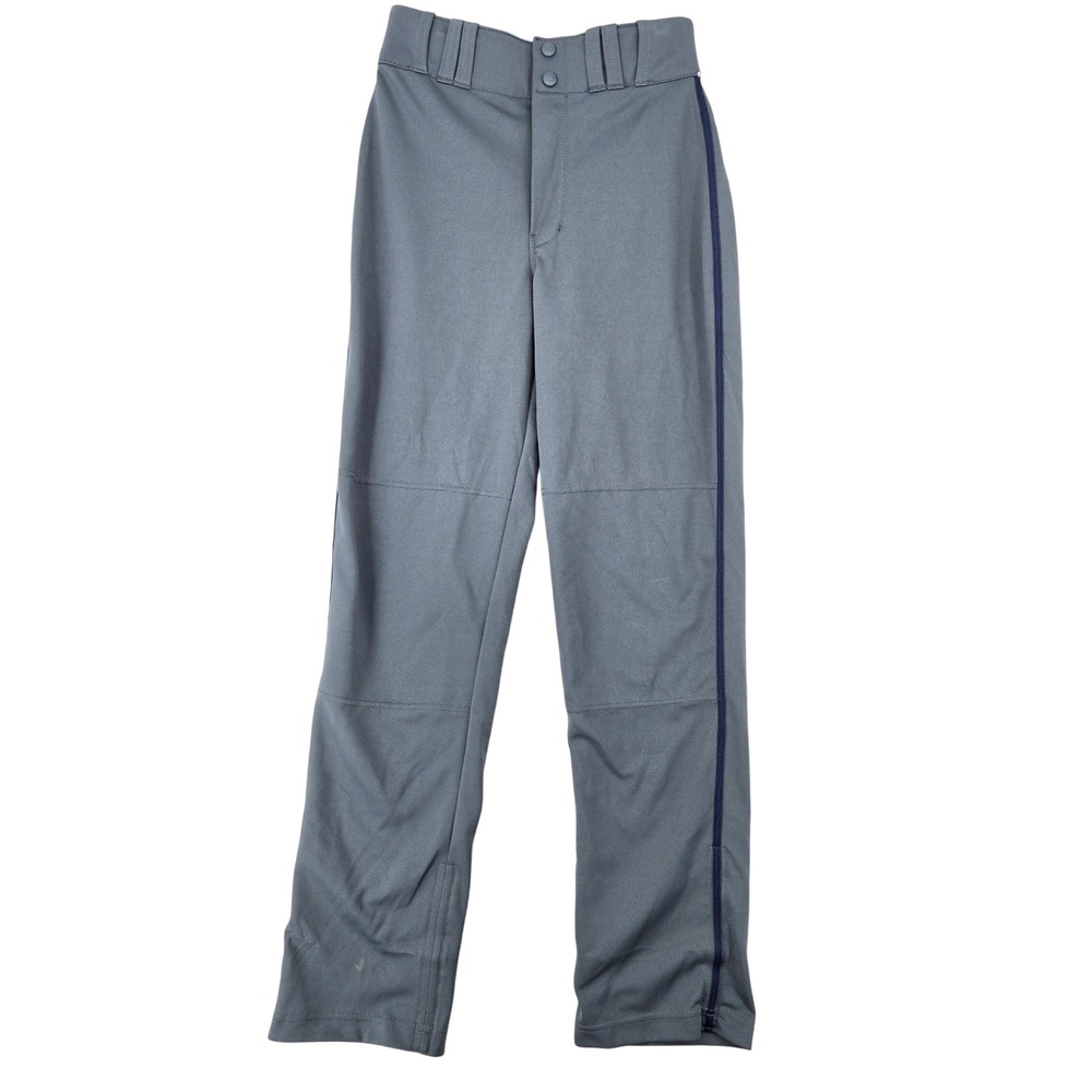 Champro Small Baseball Pants Mens Grey Navy Blue Stripe Athletic Sportswear